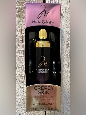 Merle Roberts Crepey Skin Neck & Décolleté Tightening Serum with Collagen - NIP